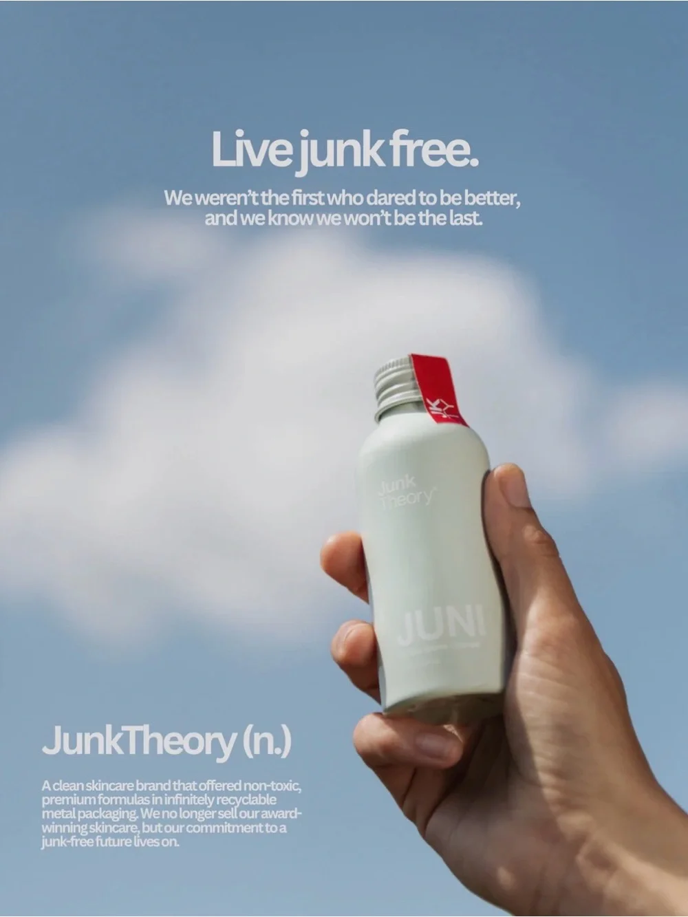Brand New Sealed Junk Theory JUNI - Juniper Biome Cleanser 118ml/4.0fl.oz.